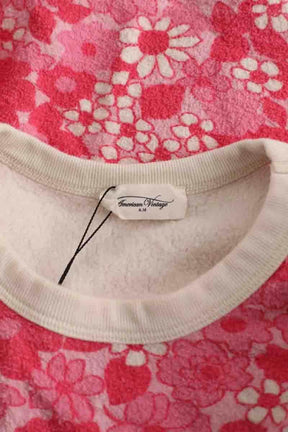 Sweatshirt American Vintage Rose en Coton