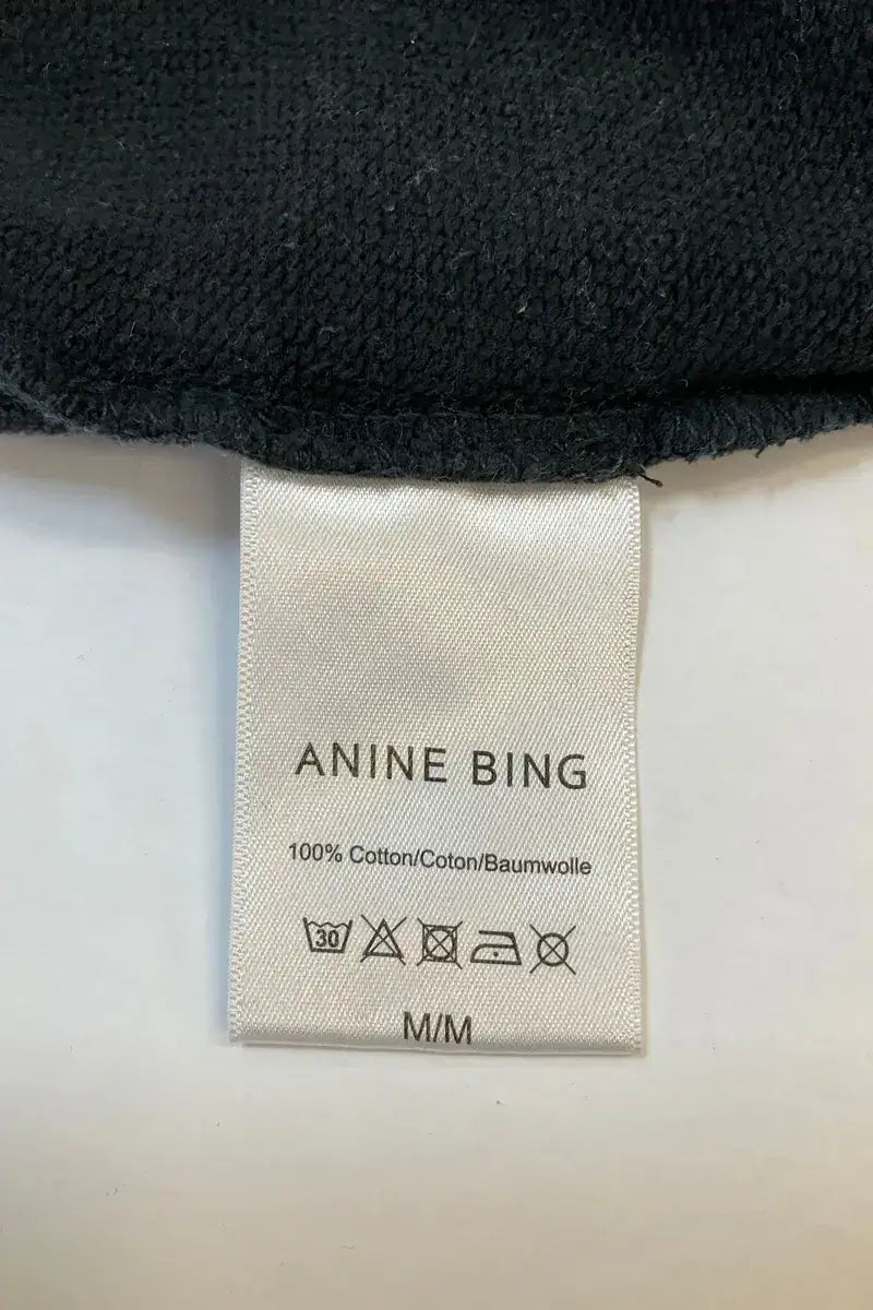 Sweatshirt Anine Bing Noir en Coton