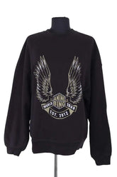 Sweatshirt Anine Bing Noir en Coton, taille S - Seconde Main