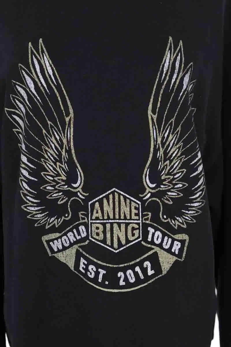 Sweatshirt Anine Bing Noir en Coton