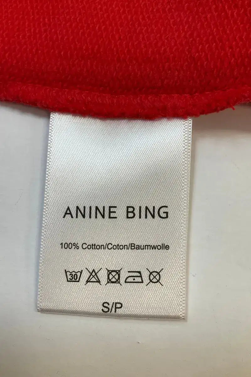Sweatshirt Anine Bing Rouge en Coton