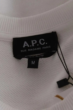 Sweatshirt APC Blanc en Coton