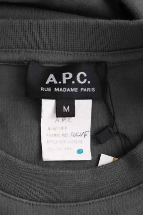 Sweatshirt APC Kaki en Coton