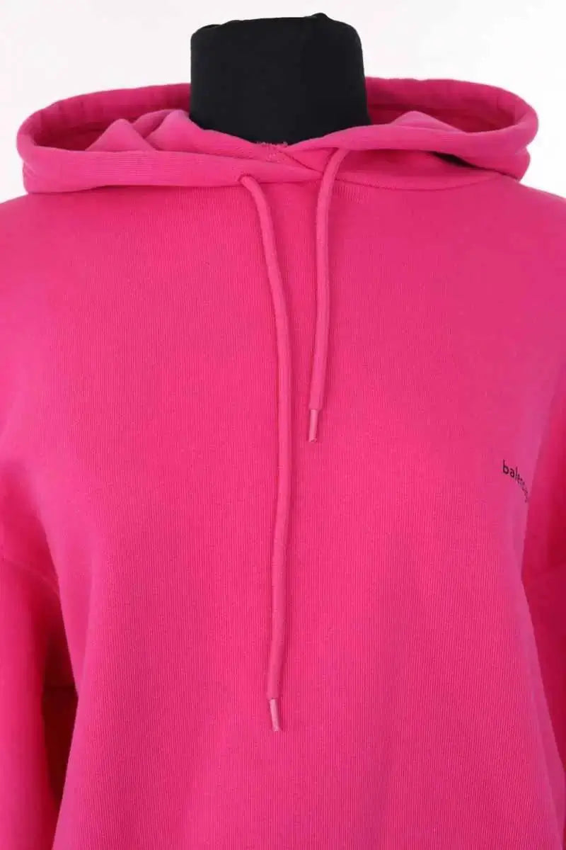 Sweatshirt Balenciaga Rose en Coton