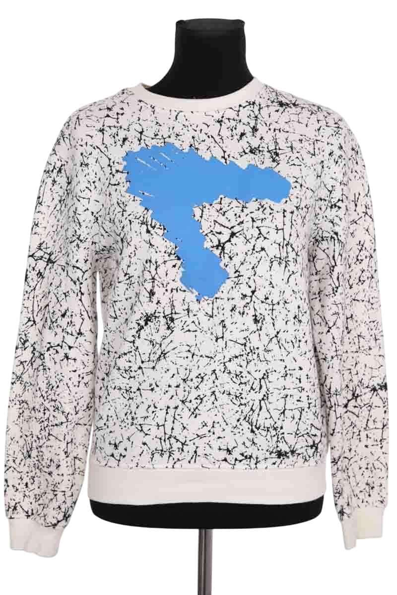 Sweatshirt Carven Blanc en Coton, taille S - Seconde Main