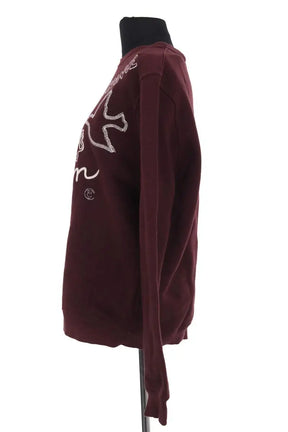 Sweatshirt Carven Bordeaux en Coton