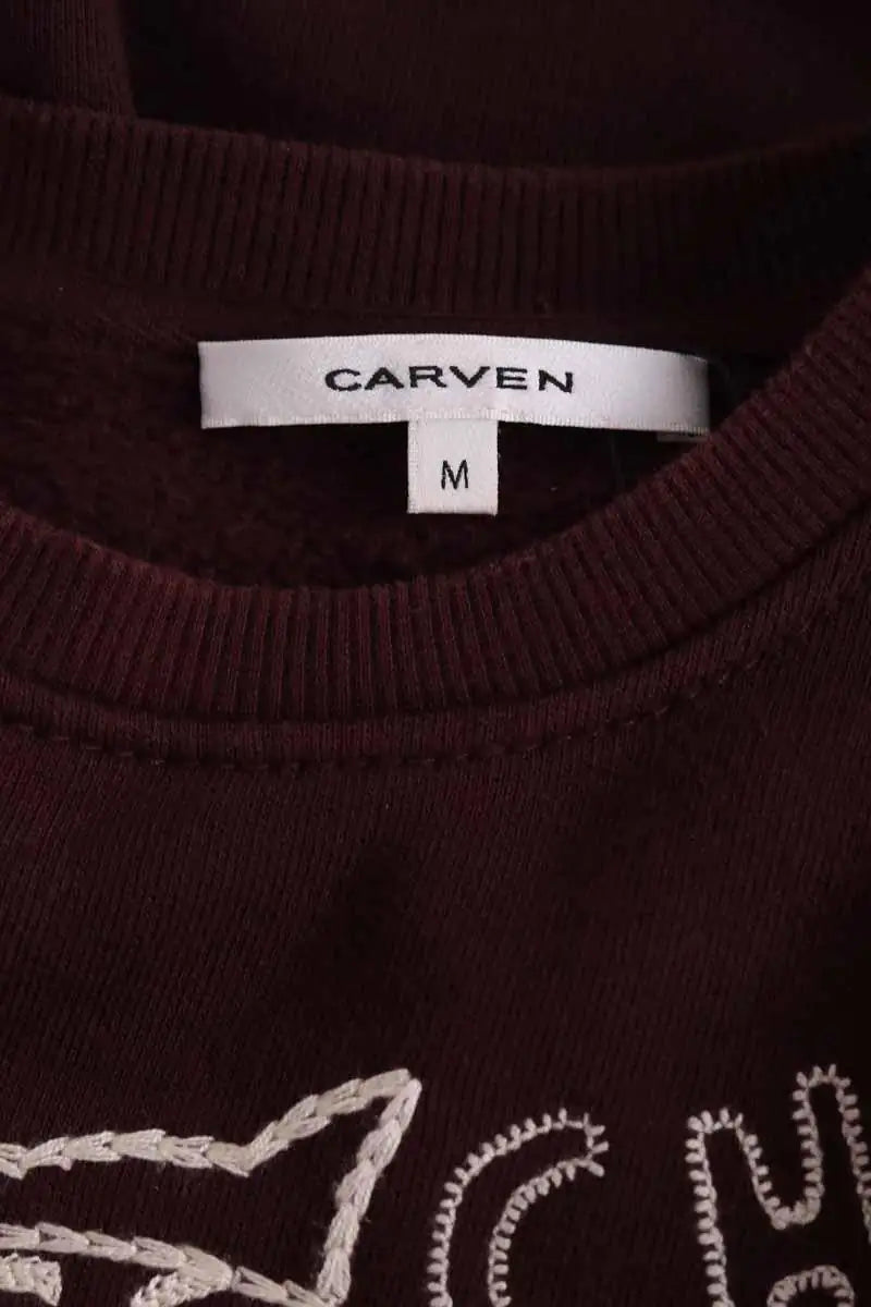 Sweatshirt Carven Bordeaux en Coton