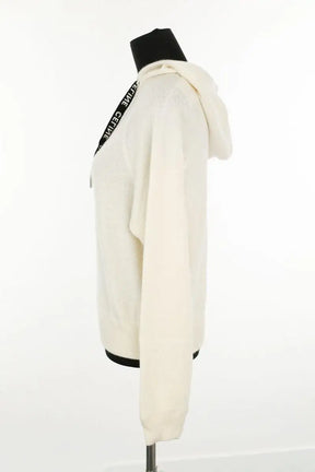 Sweatshirt Celine Blanc en Laine