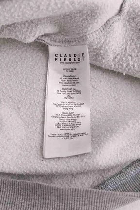 Sweatshirt Claudie Pierlot Gris en Coton