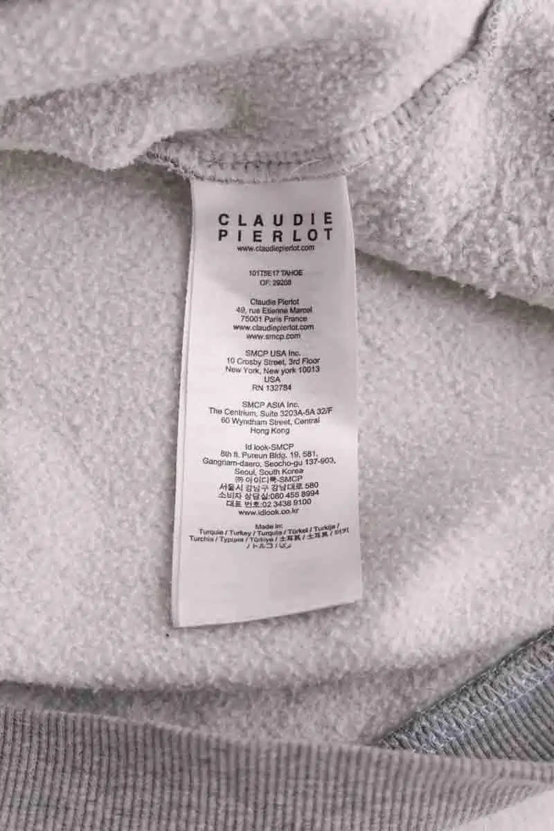 Sweatshirt Claudie Pierlot Gris en Coton