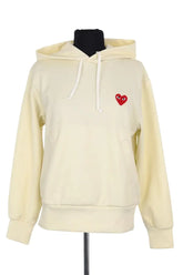 Sweatshirt Comme Des Garçons Jaune en Coton, taille L - Seconde Main