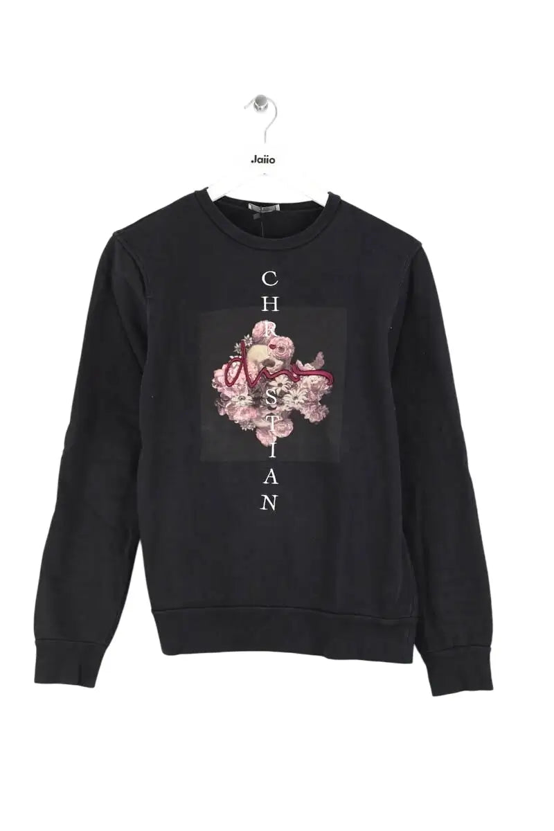 Sweatshirt Dior Noir en Coton, taille XXS - Seconde Main