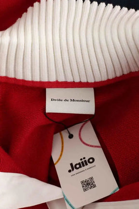 Sweatshirt Drôle de Monsieur Rouge en Coton