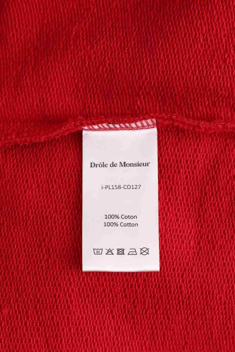 Sweatshirt Drôle de Monsieur Rouge en Coton