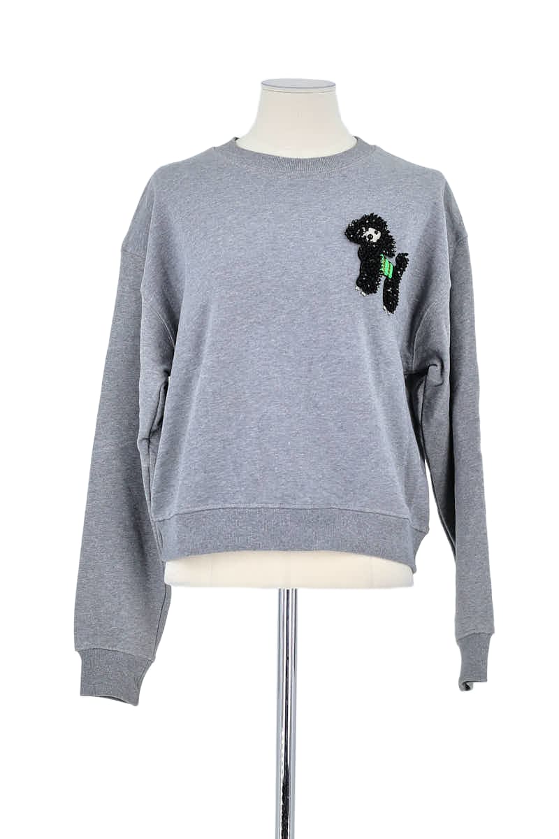 Sweatshirt Essentiel Antwerp Gris en Coton, taille XS - Seconde Main