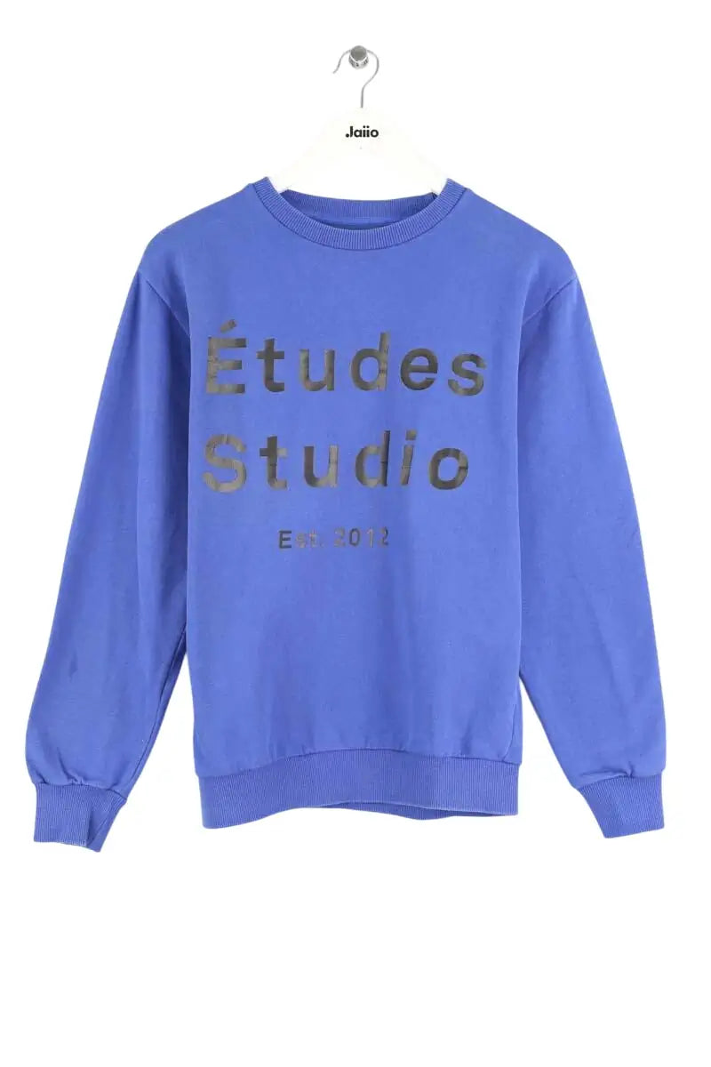 Sweatshirt Etudes Bleu en Coton, taille S - Seconde Main