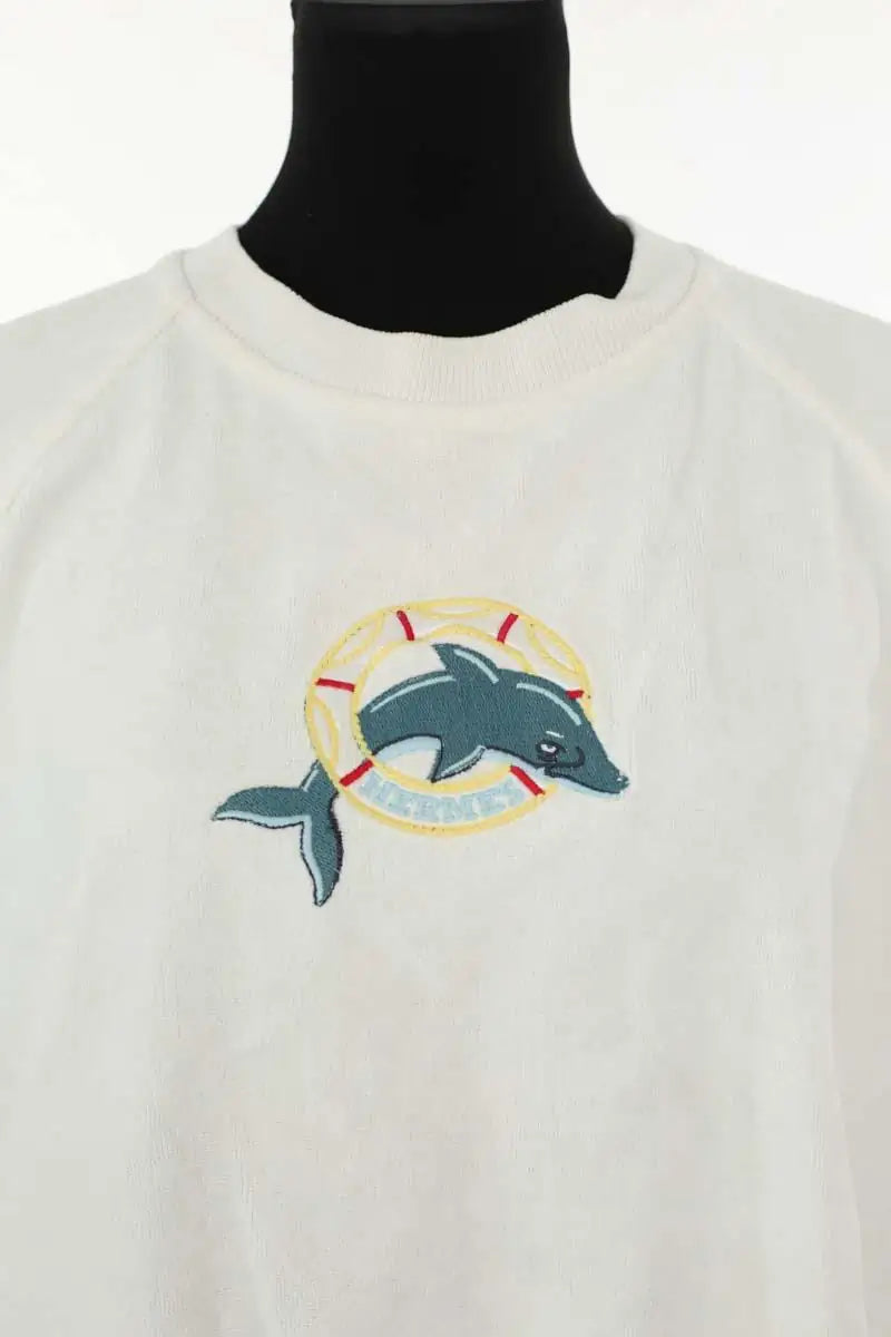 Sweatshirt Hermès Blanc en Coton
