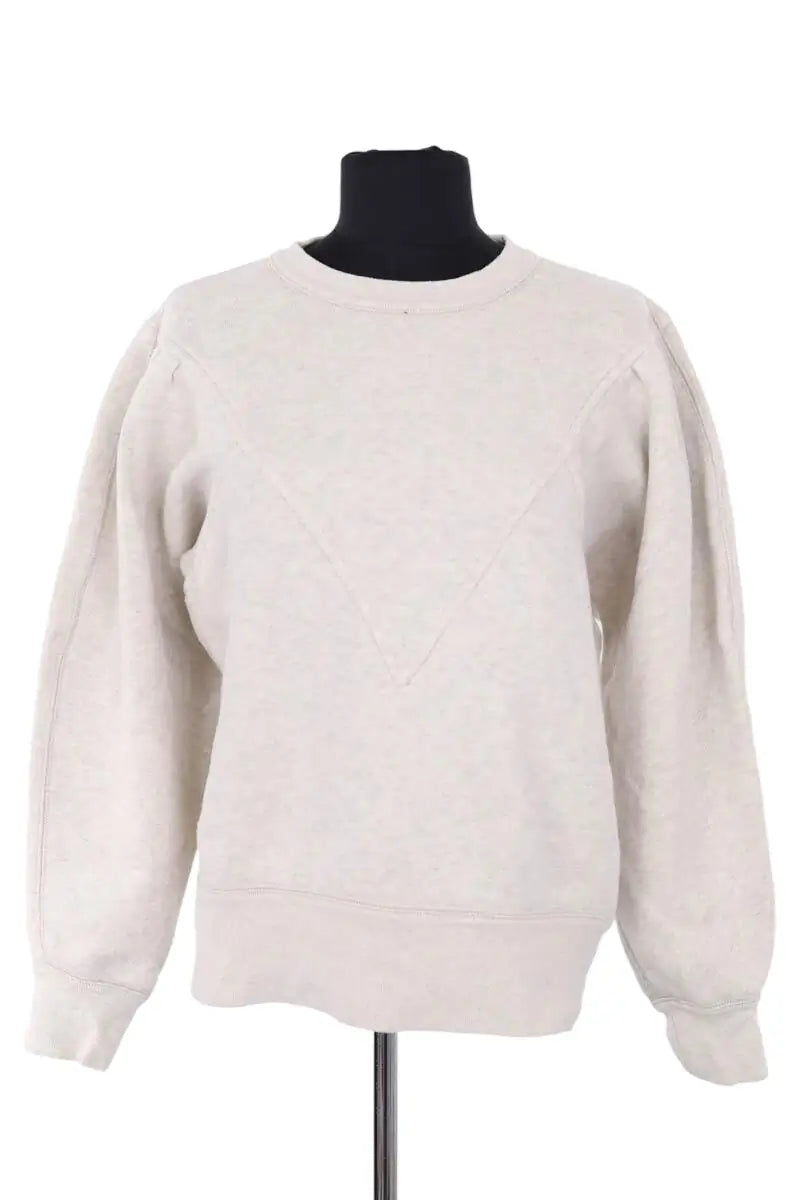 Sweatshirt Isabel Marant Étoile Blanc en Coton, taille S - Seconde Main