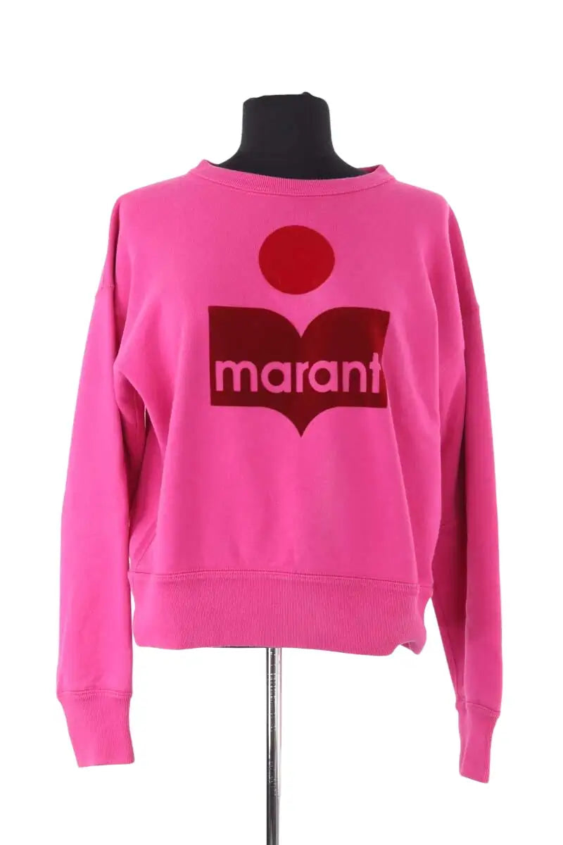 Sweatshirt Isabel Marant Étoile Mobyli Rose en Coton, taille XS - Seconde Main