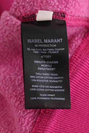 Sweatshirt Isabel Marant Étoile Mobyli Rose en Coton