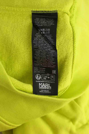 Sweatshirt Karl Lagerfeld Vert en Coton