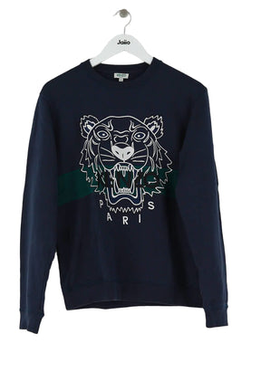 Sweatshirt Kenzo Marine en Coton, taille S - Seconde Main