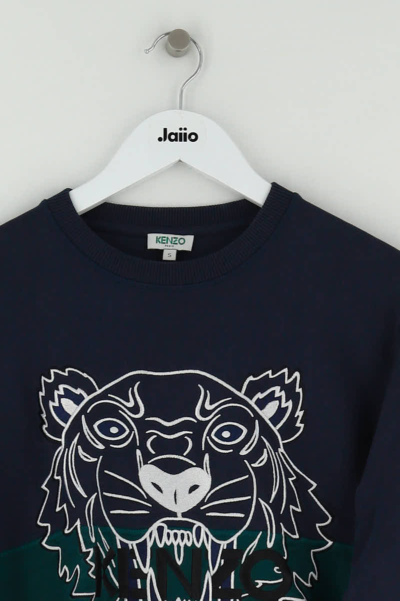 Sweatshirt Kenzo Marine en Coton