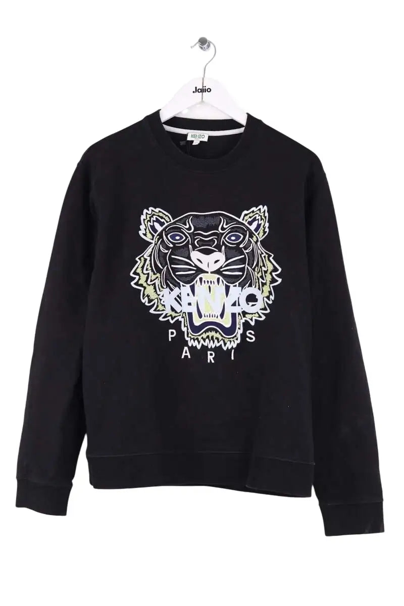 Sweatshirt Kenzo Noir en Coton, taille M - Seconde Main
