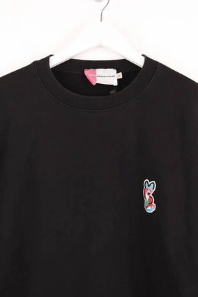 Sweatshirt Kitsuné Noir en Coton