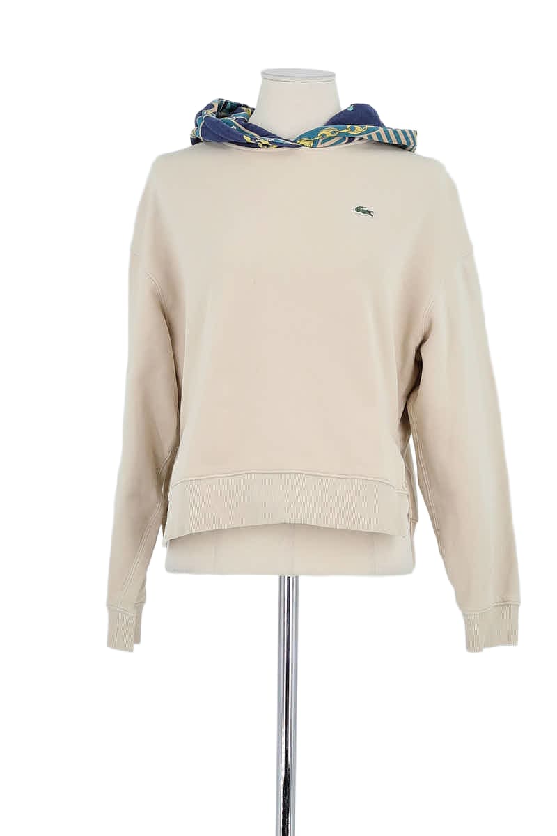 Sweatshirt Lacoste Beige en Coton, taille S - Seconde Main