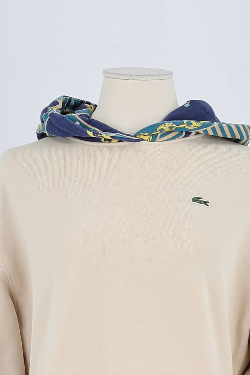 Sweatshirt Lacoste Beige en Coton