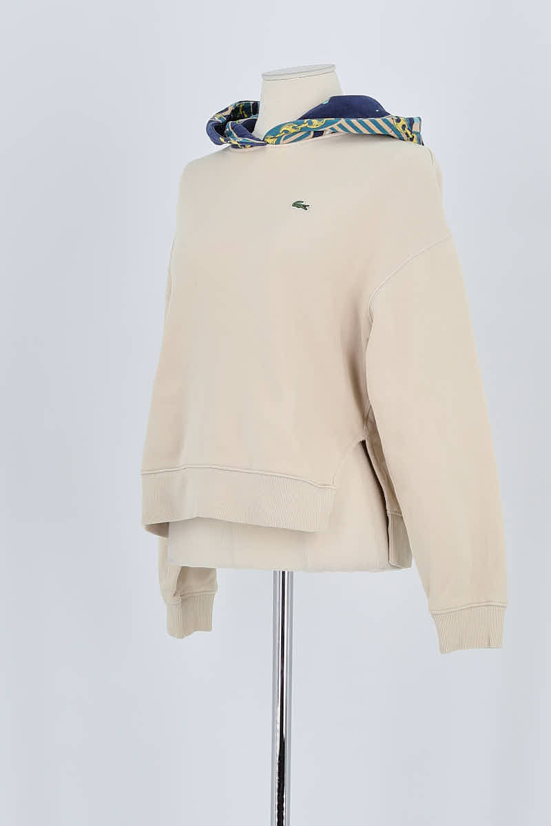 Sweatshirt Lacoste Beige en Coton