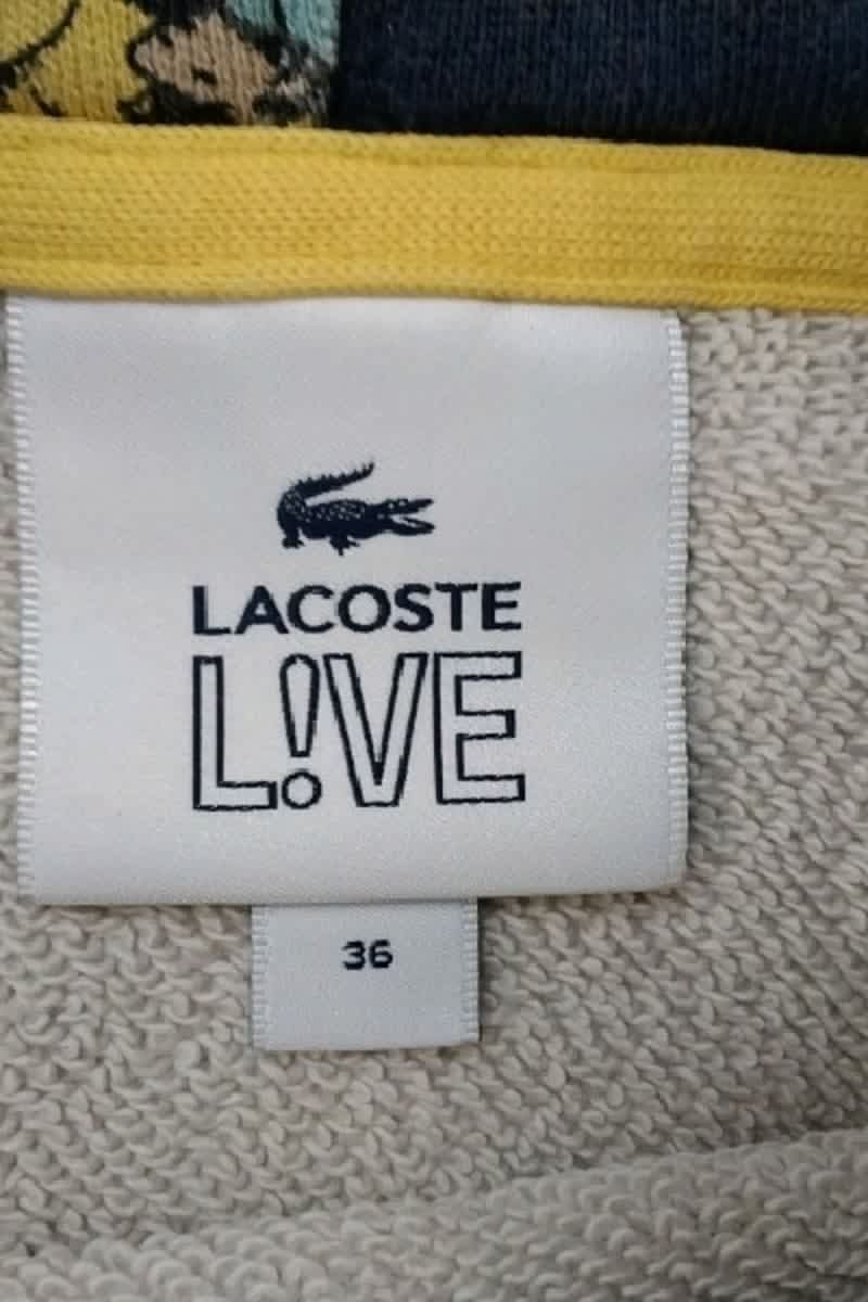 Sweatshirt Lacoste Beige en Coton