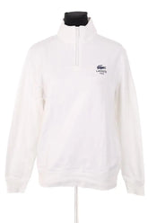 Sweatshirt Lacoste Blanc en Coton, taille M - Seconde Main