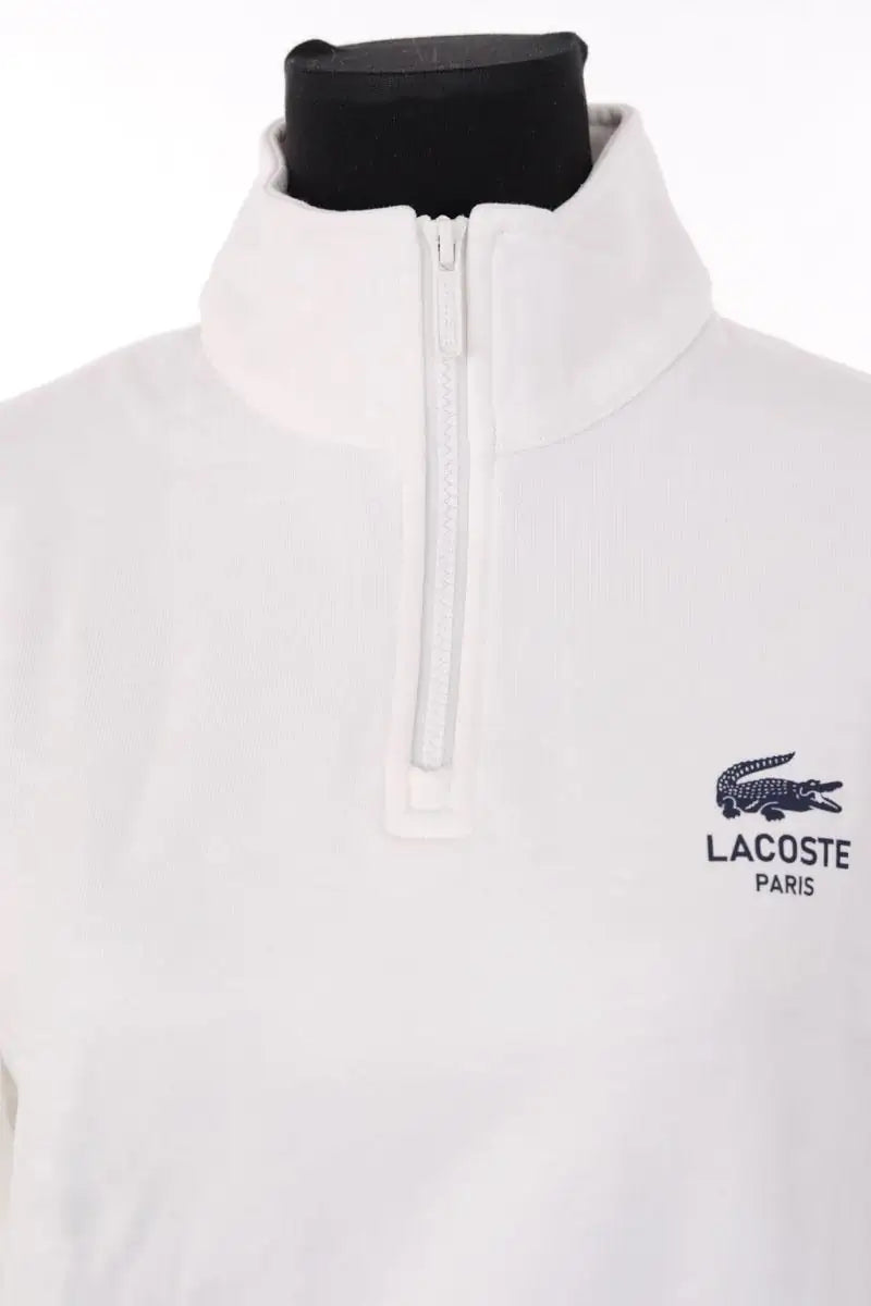 Sweatshirt Lacoste Blanc en Coton