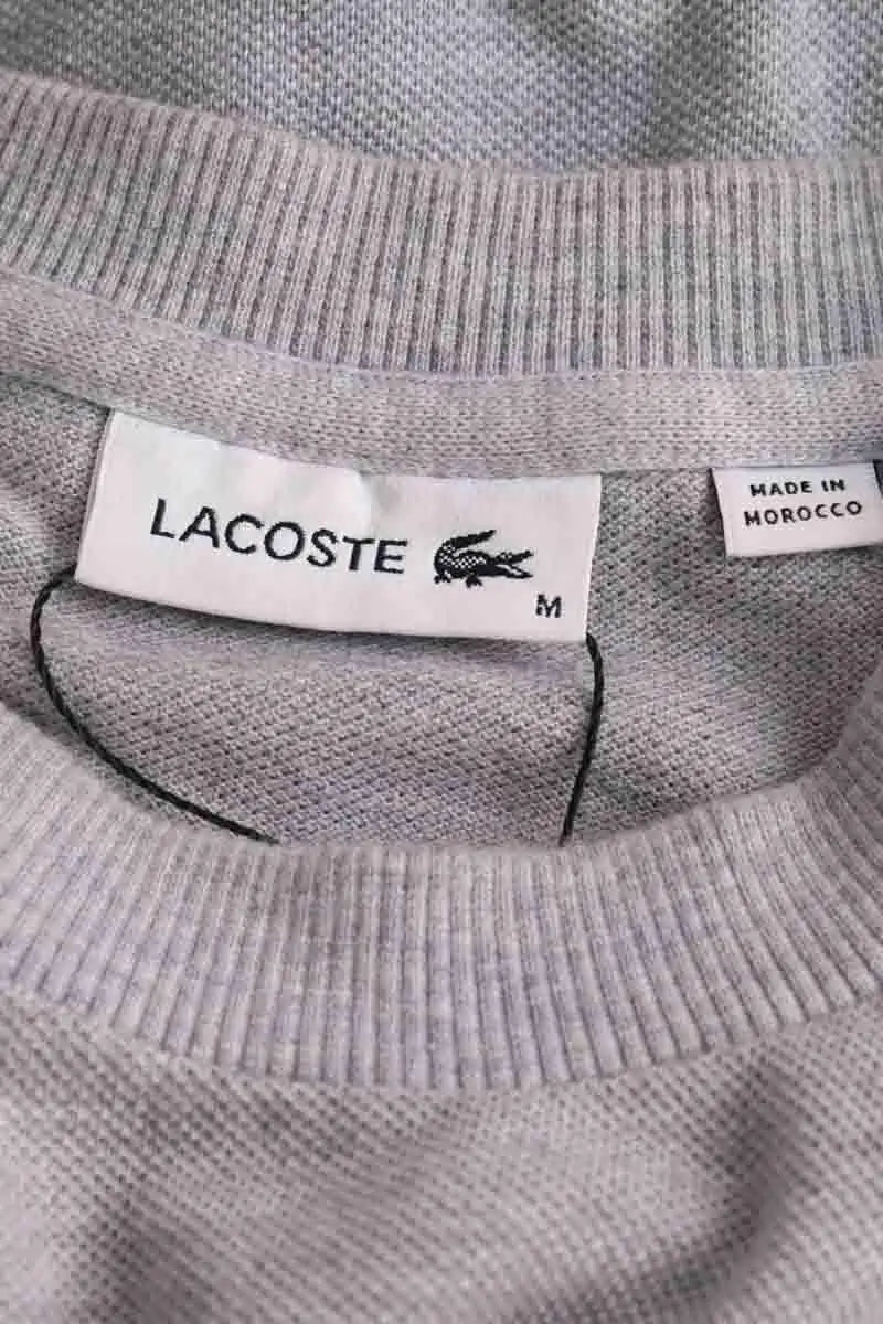 Sweatshirt Lacoste Gris en Coton