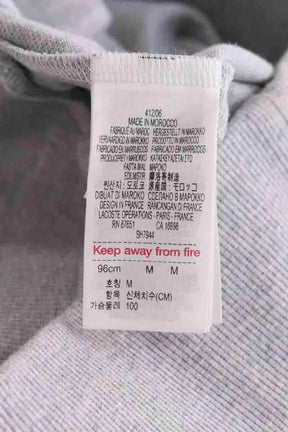 Sweatshirt Lacoste Gris en Coton