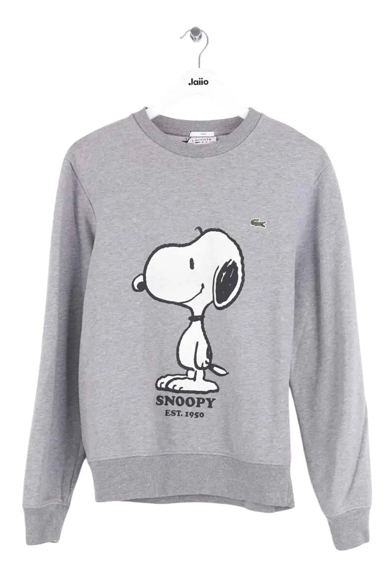 Sweatshirt Lacoste Gris en Coton, taille S - Seconde Main