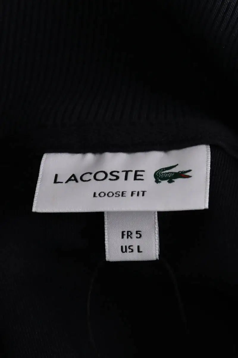 Sweatshirt Lacoste Noir en Coton