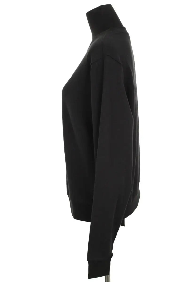 Sweatshirt Lacoste Noir en Coton