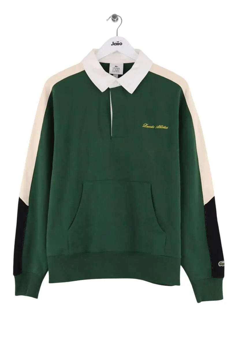 Sweatshirt Lacoste Vert en Coton, taille S - Seconde Main
