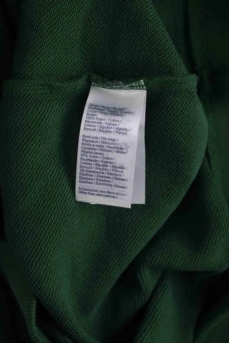 Sweatshirt Lacoste Vert en Coton