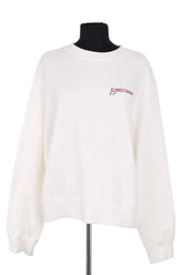 Sweatshirt Longchamp Blanc en Coton, taille S - Seconde Main