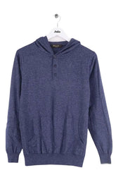 Sweatshirt Loro Piana Bleu en Soie, taille S - Seconde Main