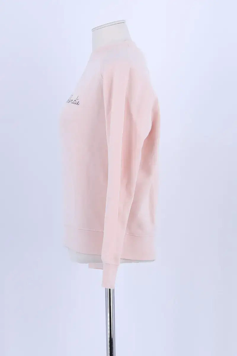 Sweatshirt Maison Labiche Rose en Coton