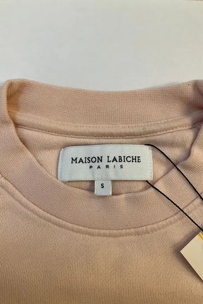 Sweatshirt Maison Labiche Rose en Coton