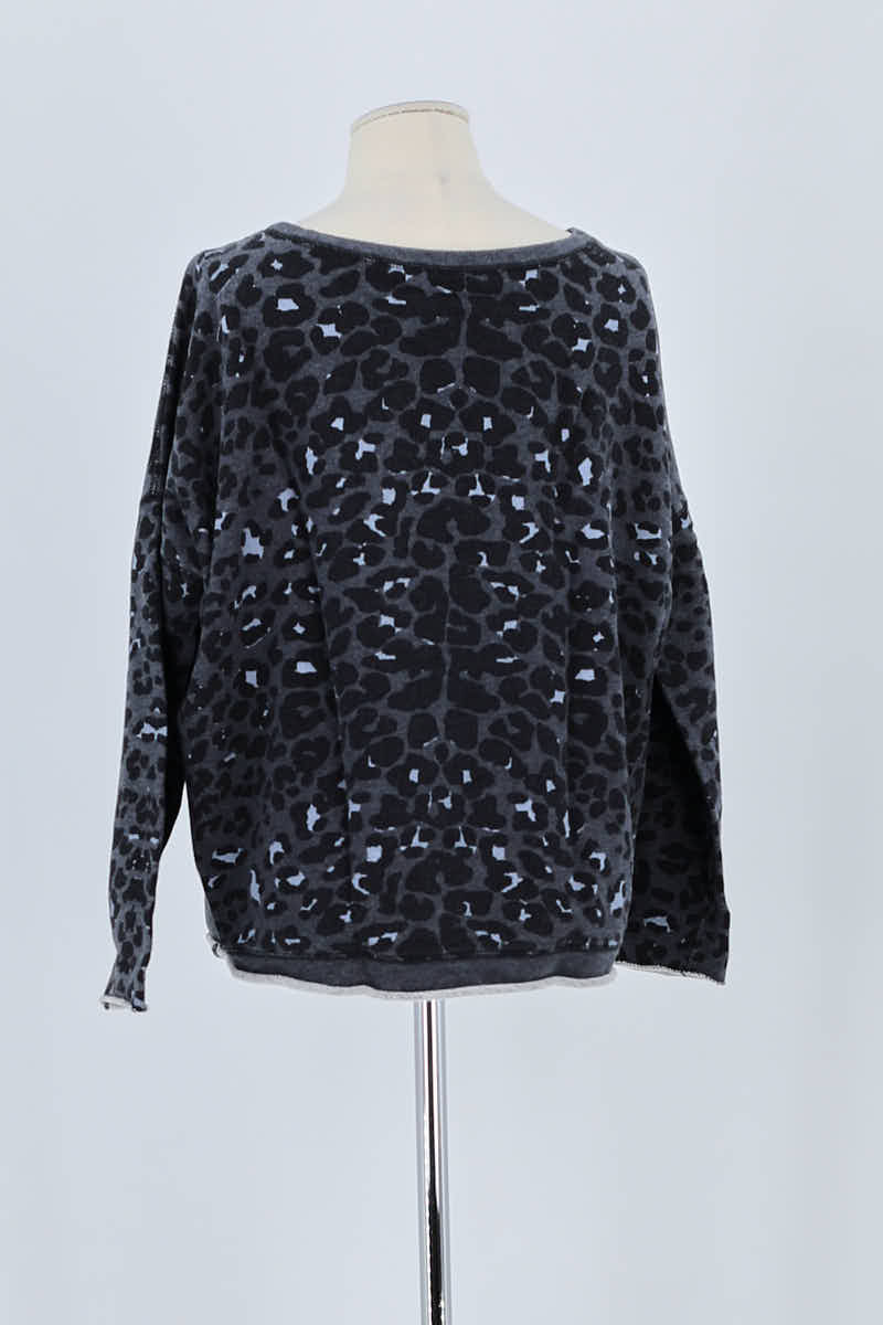 Sweatshirt Maje Gris en Coton