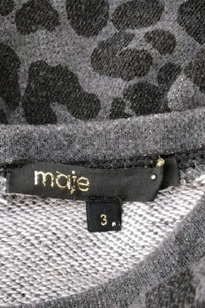 Sweatshirt Maje Gris en Coton
