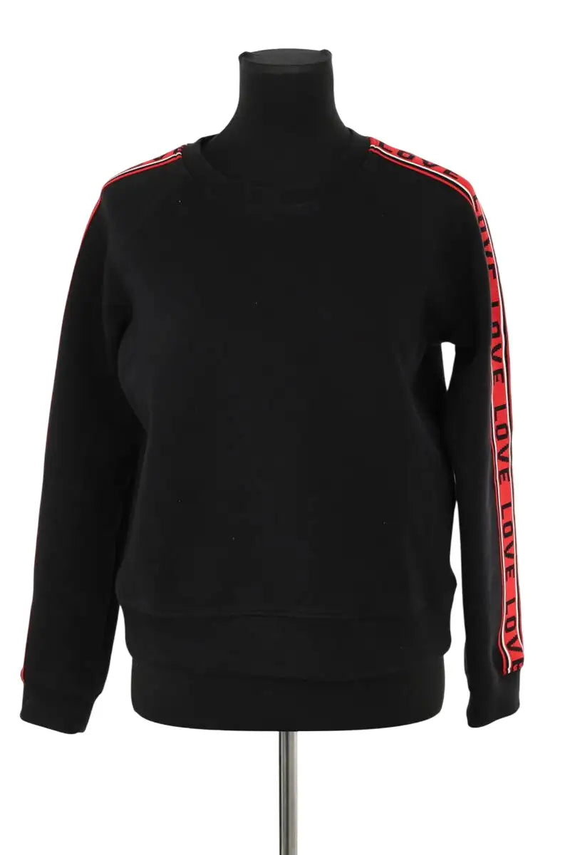 Sweatshirt Maje Noir en Coton, taille S - Seconde Main