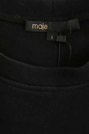 Sweatshirt Maje Noir en Coton